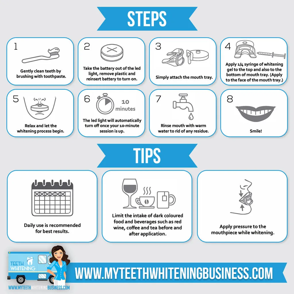 25357 teeth whitening led light