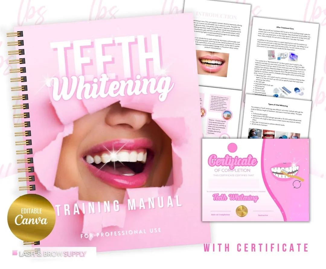 25364 teeth whitening technician training aftercare
