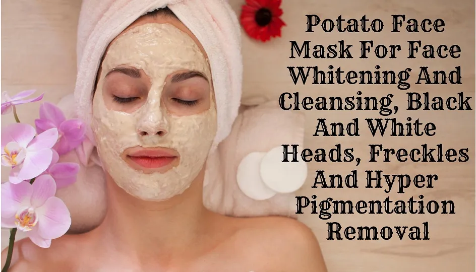25589 woman with potato mask